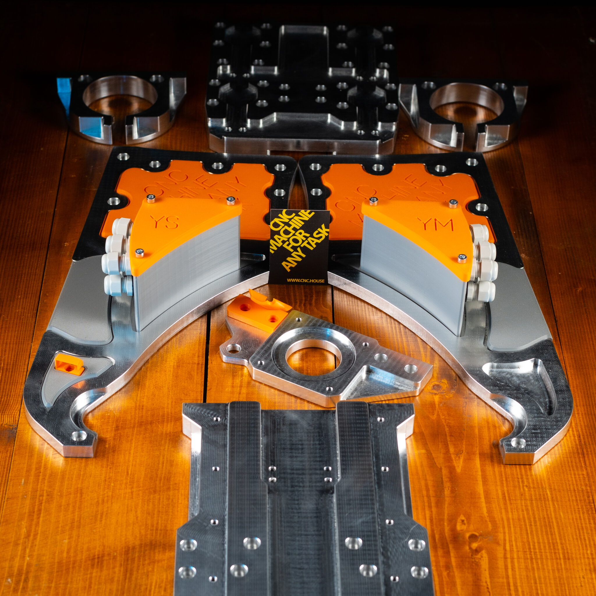 Pro Line CNC Mechanical Assembly Kit: Milled Plates